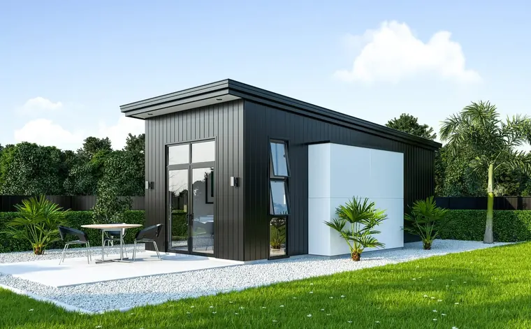Beach one-bedroom dwelling artist impression