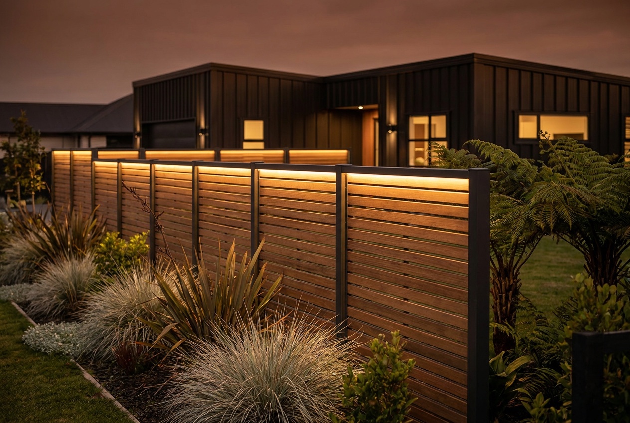 Premium timber fence